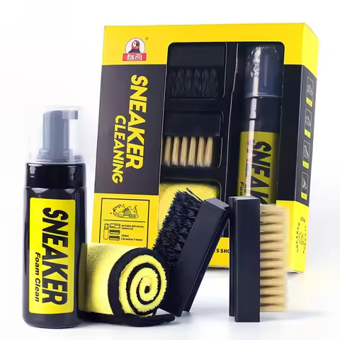 Sneaker care concept image.
